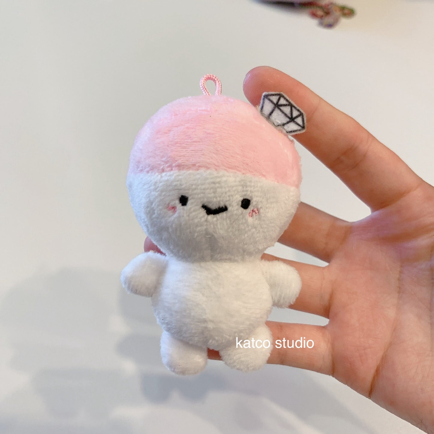 8cm bongbongie plush keychain