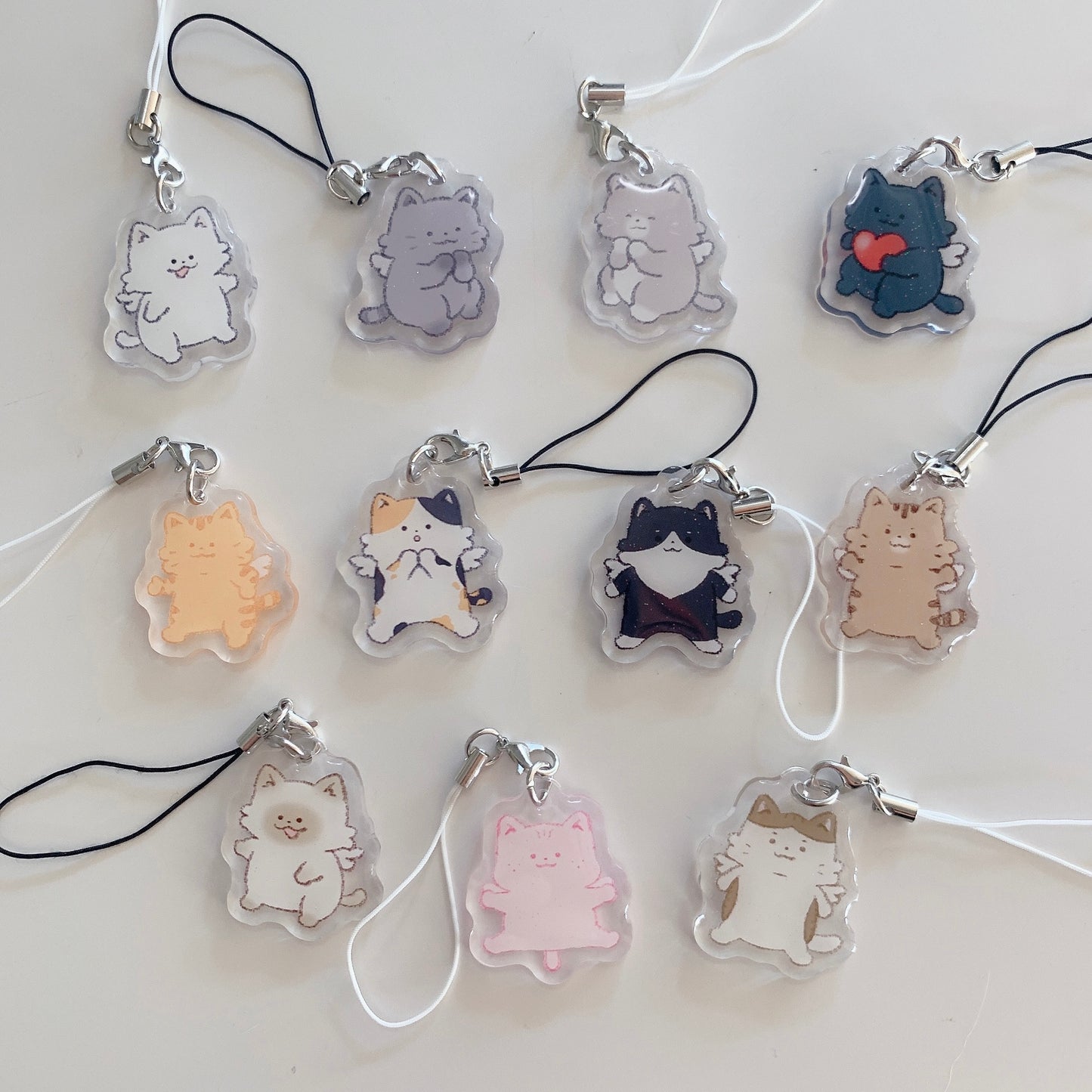 angel kitty charms
