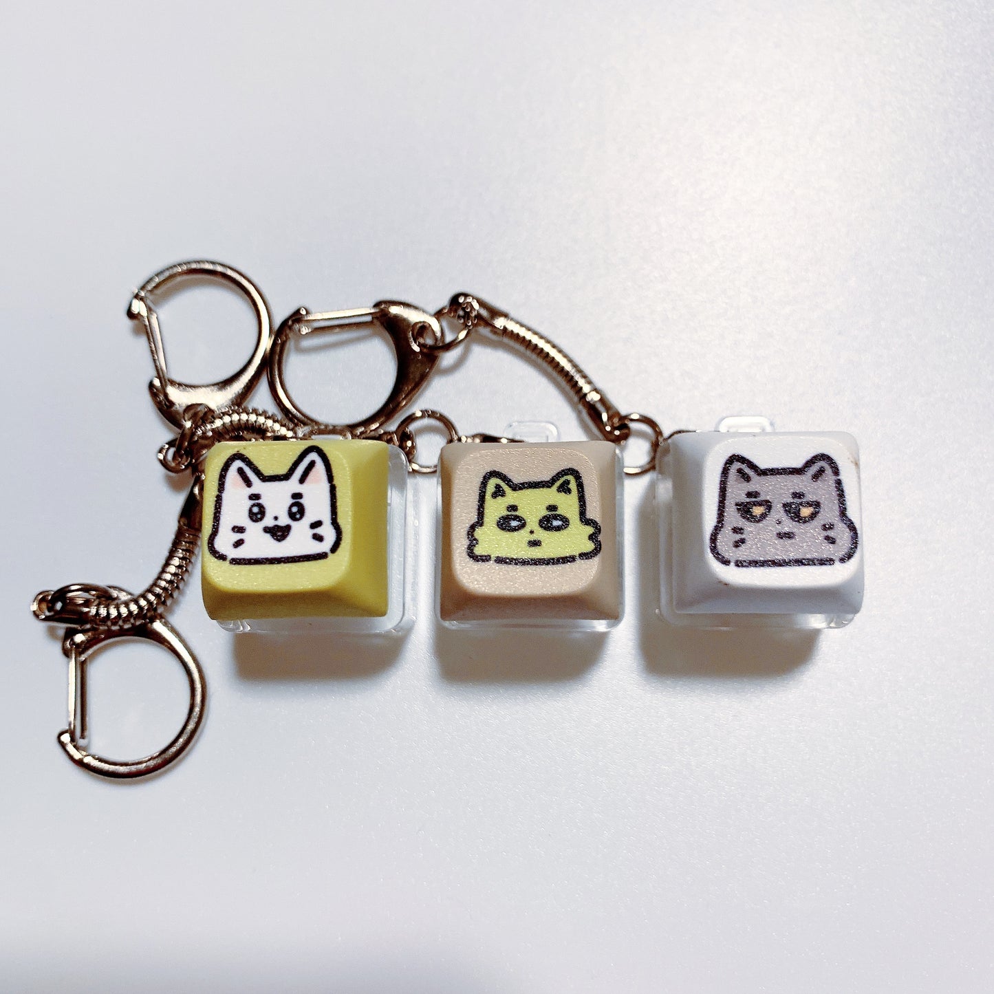 kitty clicker keychains