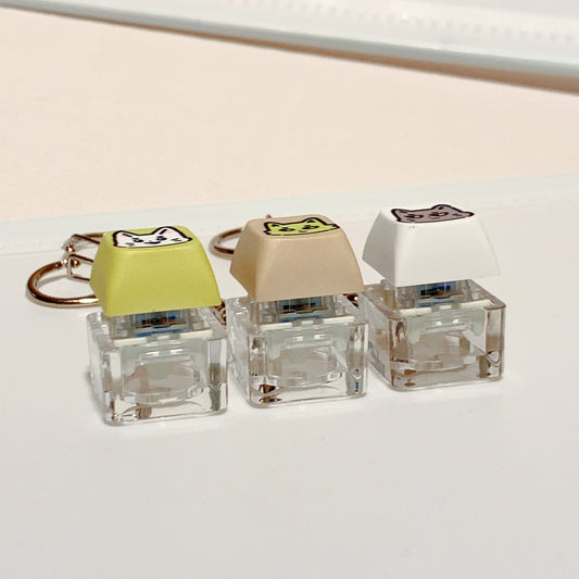 kitty clicker keychains