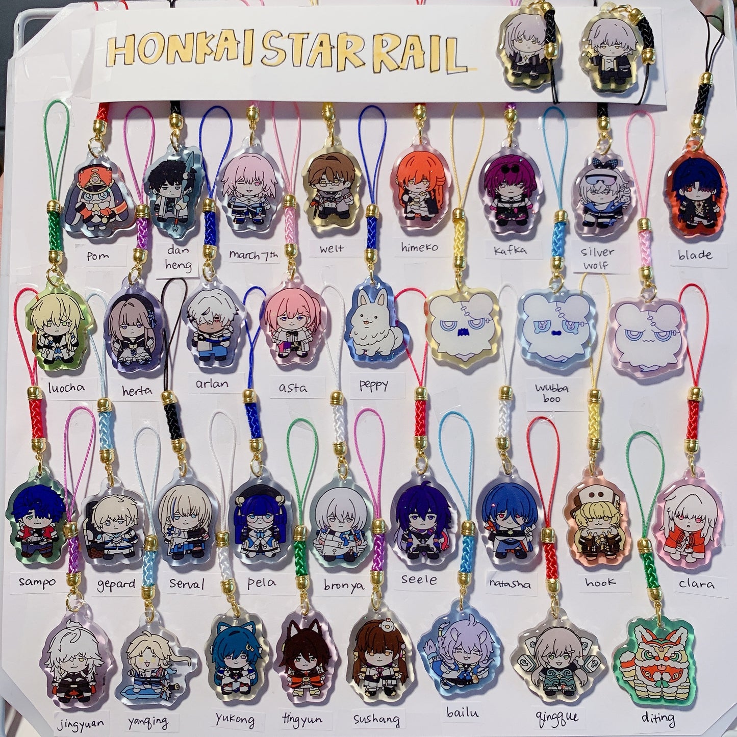 HSR Honkai Star Rail Charms