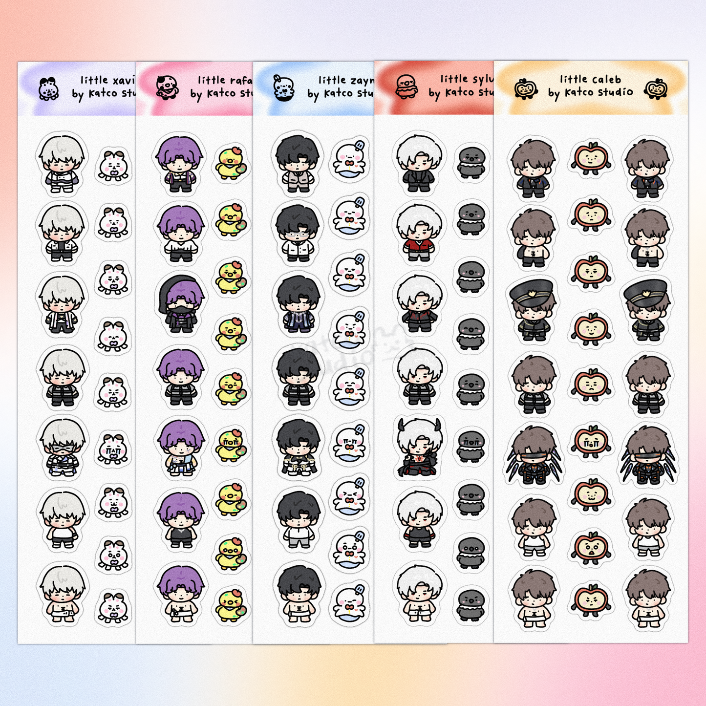 Little Lads Sticker Sheets