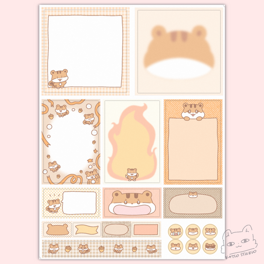 Aniteez journaling sticker set