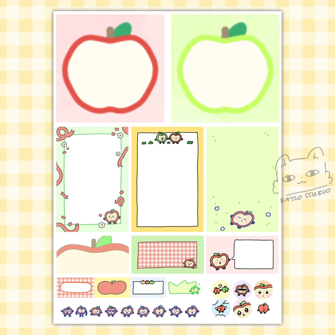 LADS journaling sticker set