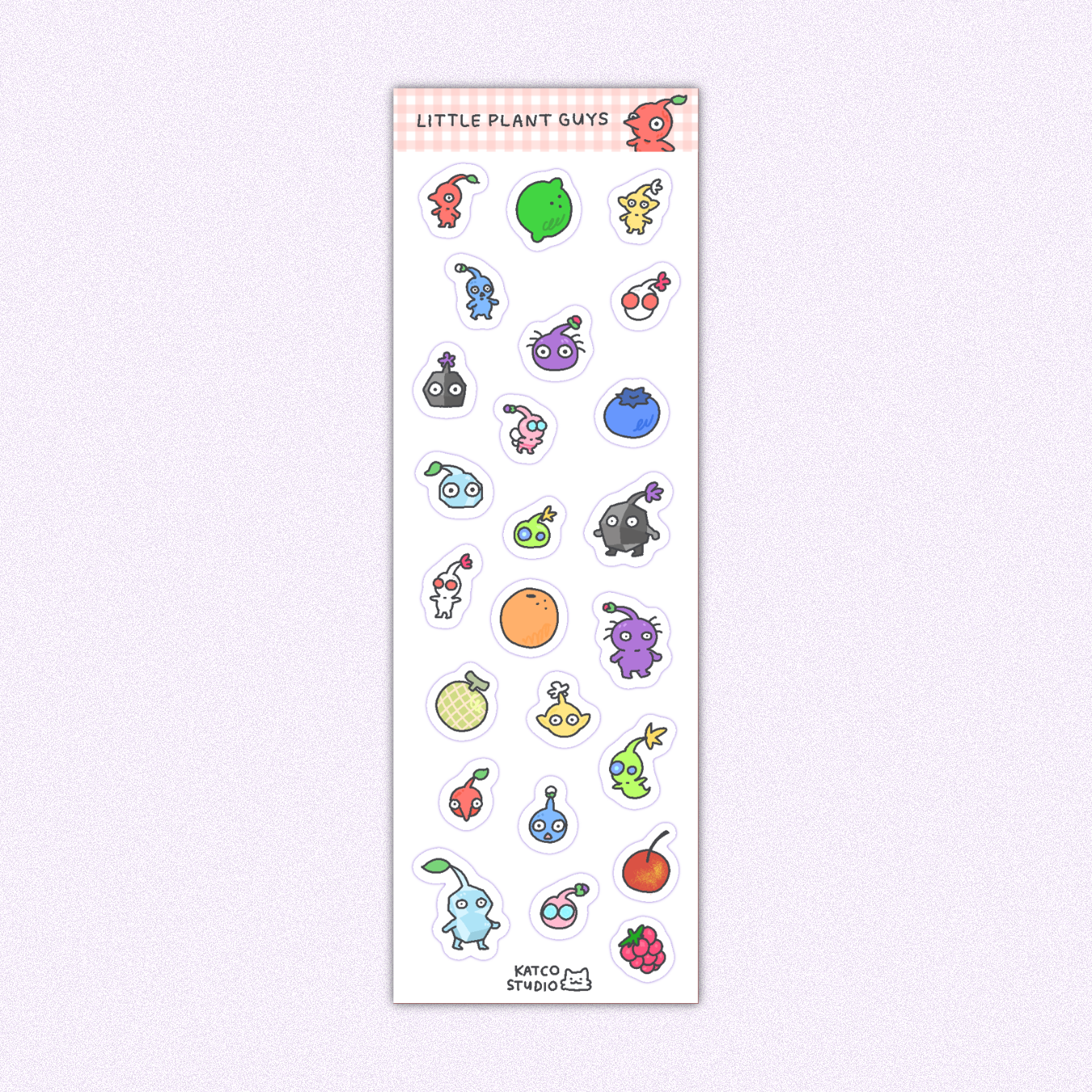 Pikmin deco sticker sheet
