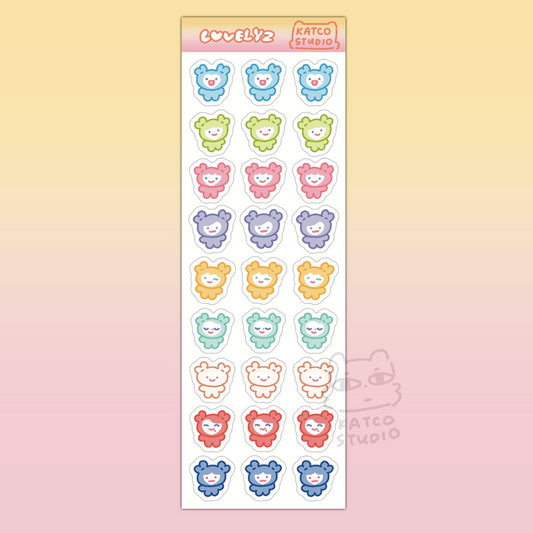 twice lovelies deco sticker sheet