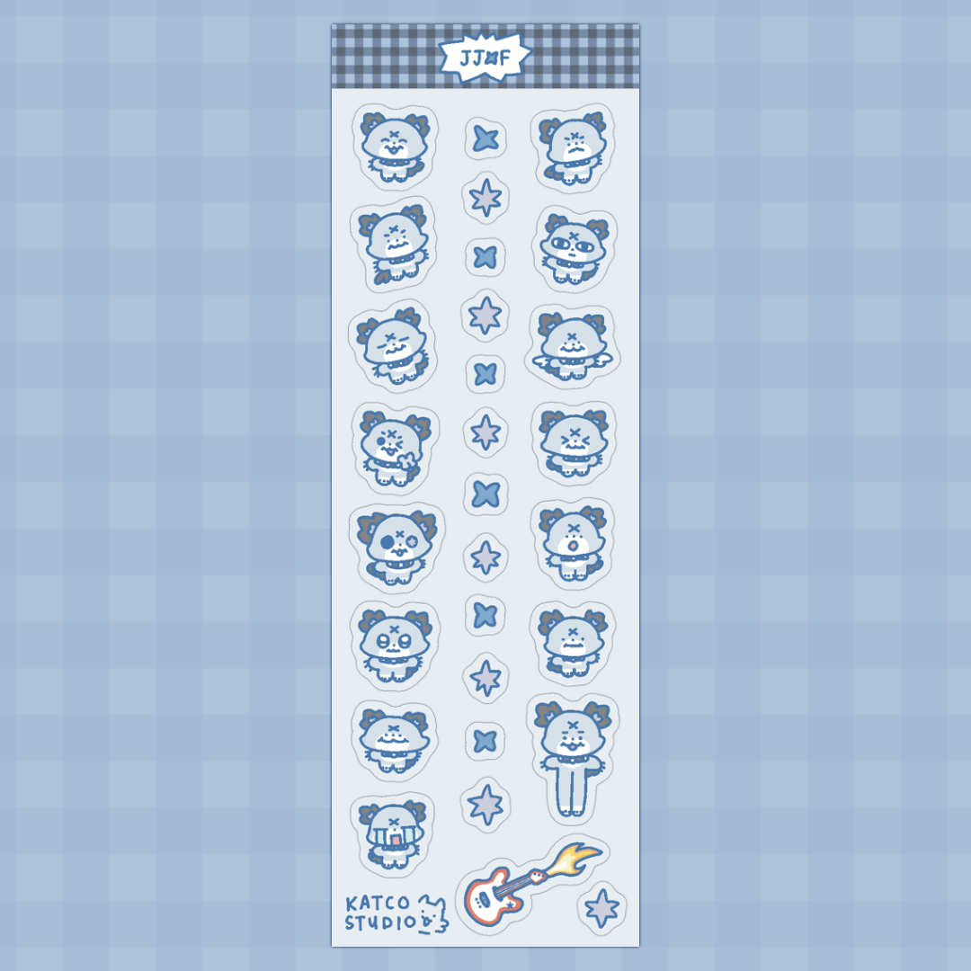 xdinary monsterz deco sticker sheet