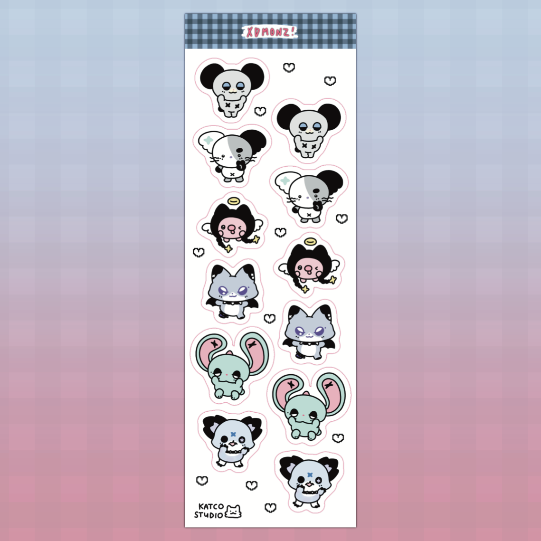 xdinary mon group deco sticker sheet