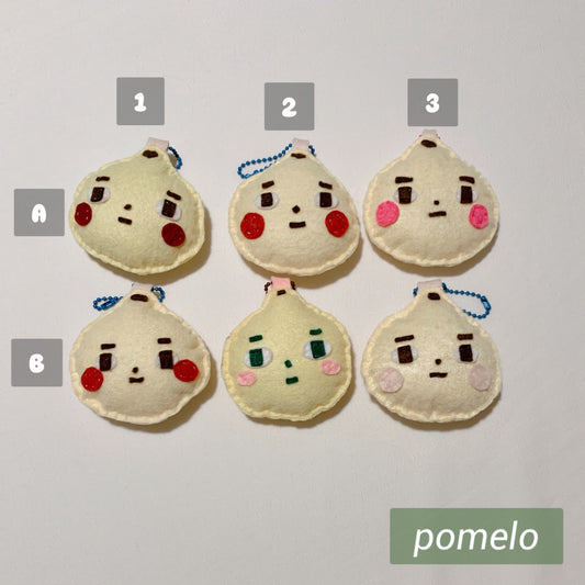 Pomelo - Judgemental Felt Keychains