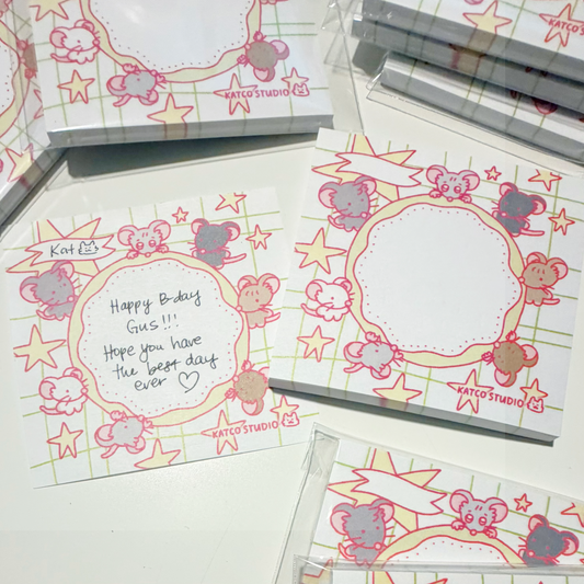 Rat Table Sticky Notes