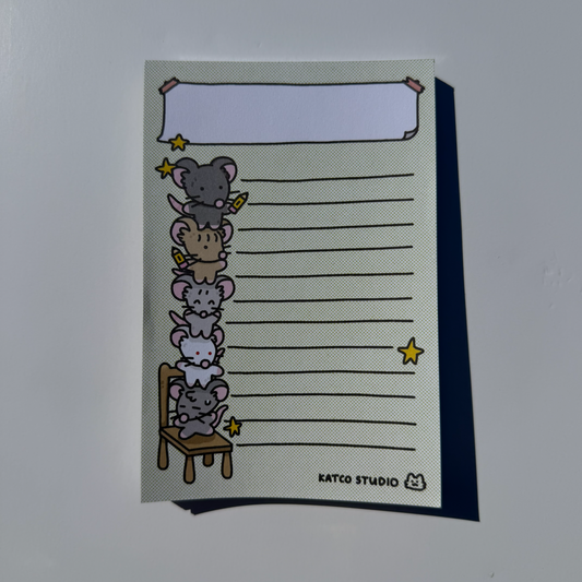 Rat Memo Pad