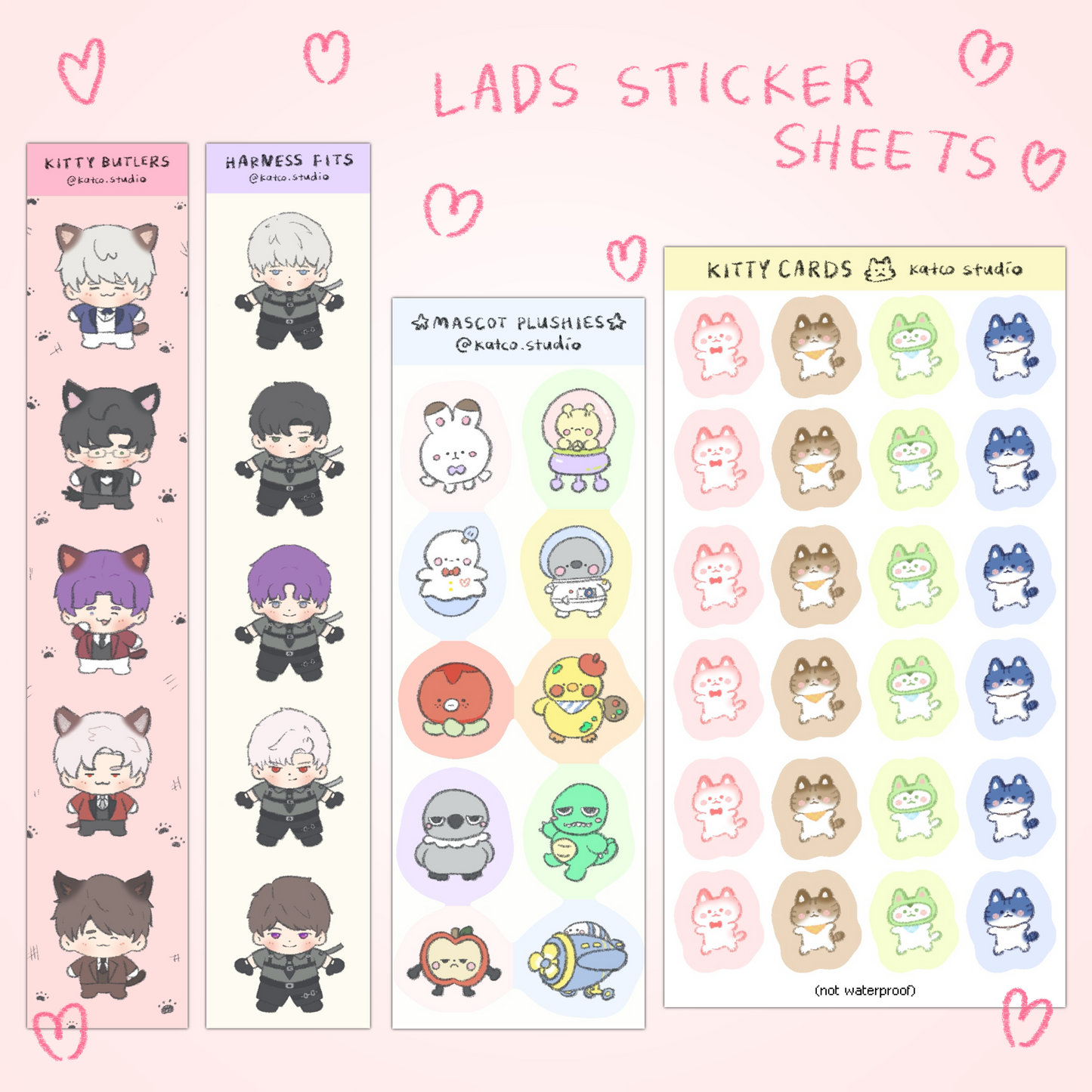 Love & Deepspace Sticker Sheets