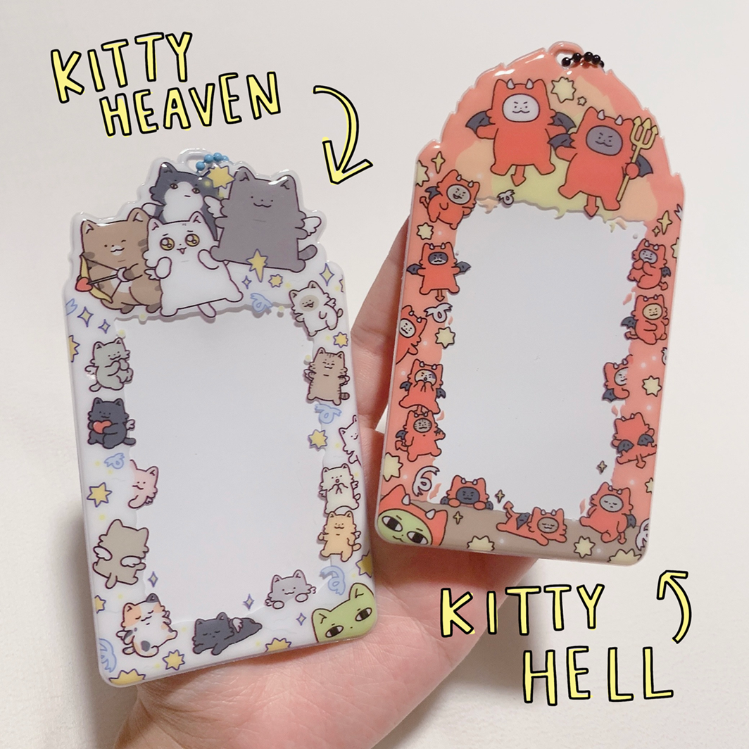 Kitty Heaven & Kitty Hell Photocard Holders