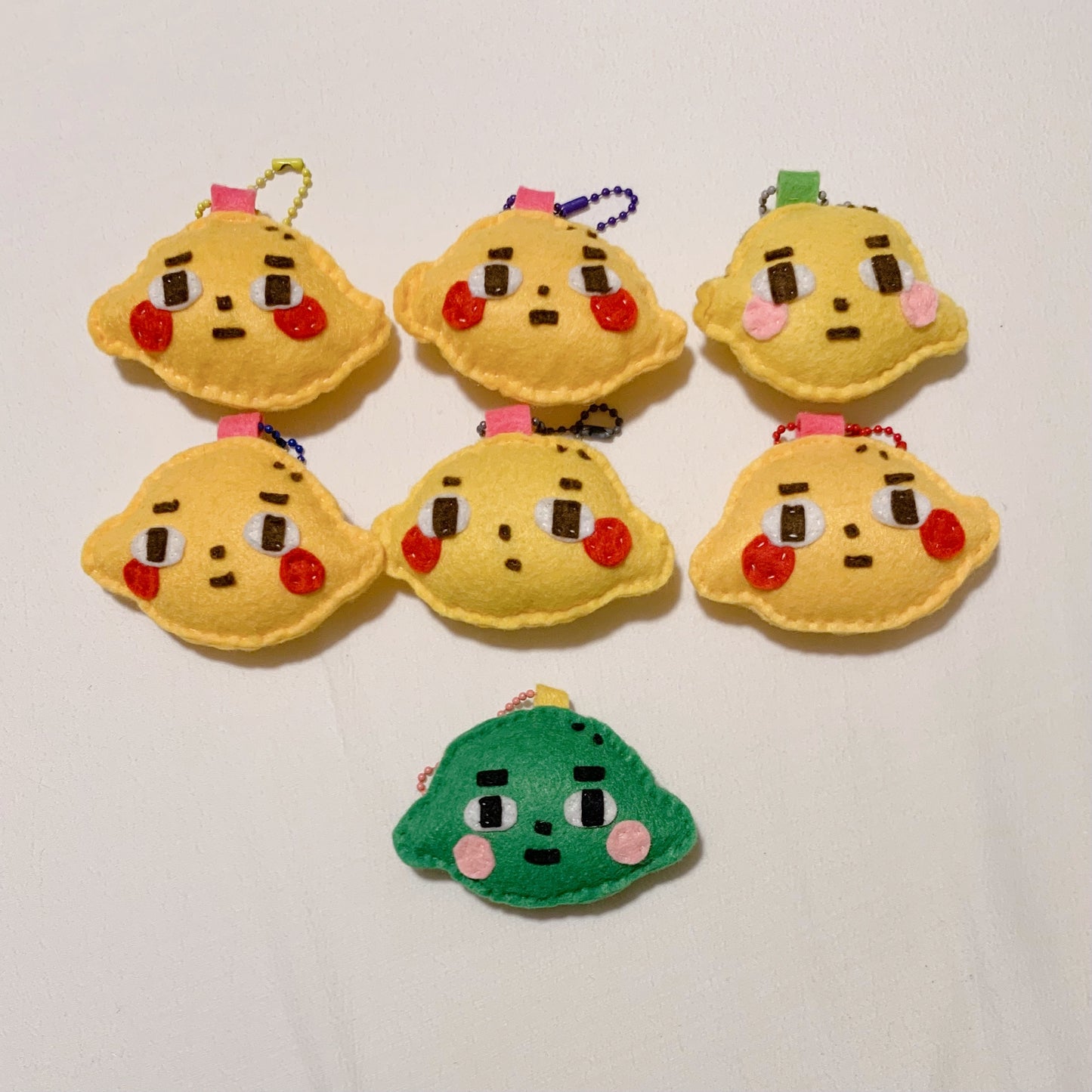 Lemons & Lime - Judgemental Felt Keychains