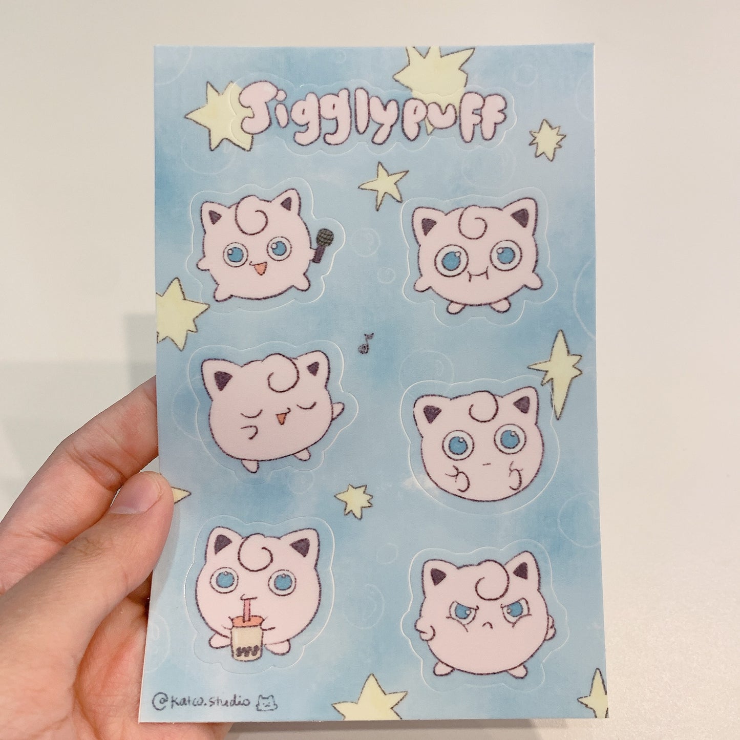 Jigglypuff Sticker Sheet