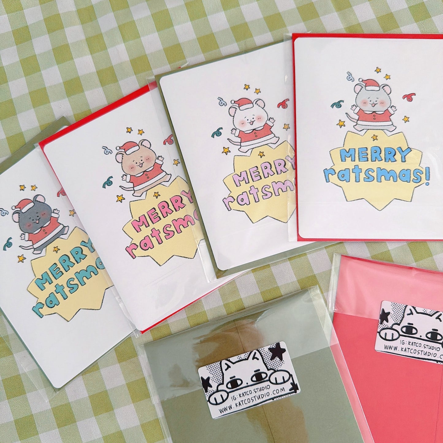 Merry "Ratsmas" Christmas Cards