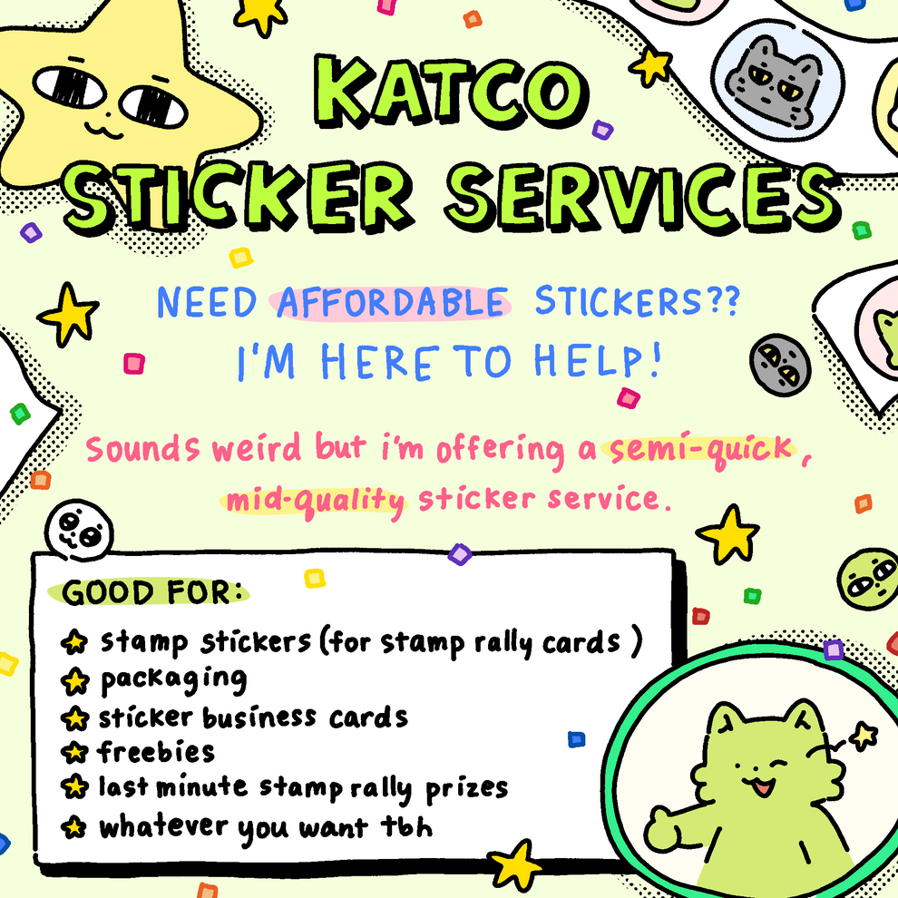 Custom Sticker Orders – Katco Studio