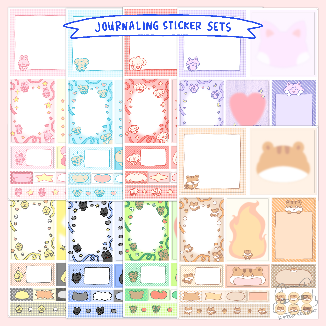 Aniteez journaling sticker set