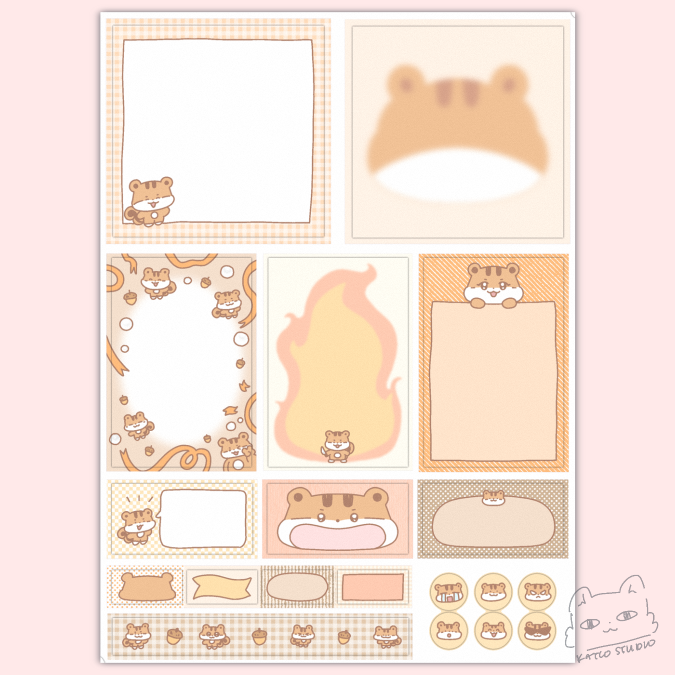 Aniteez journaling sticker set