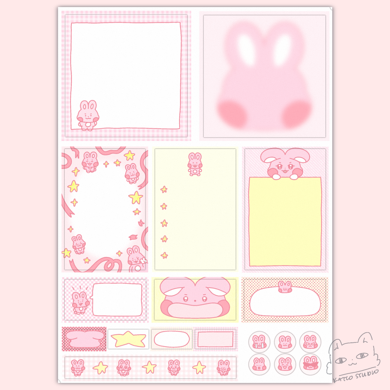 Aniteez journaling sticker set