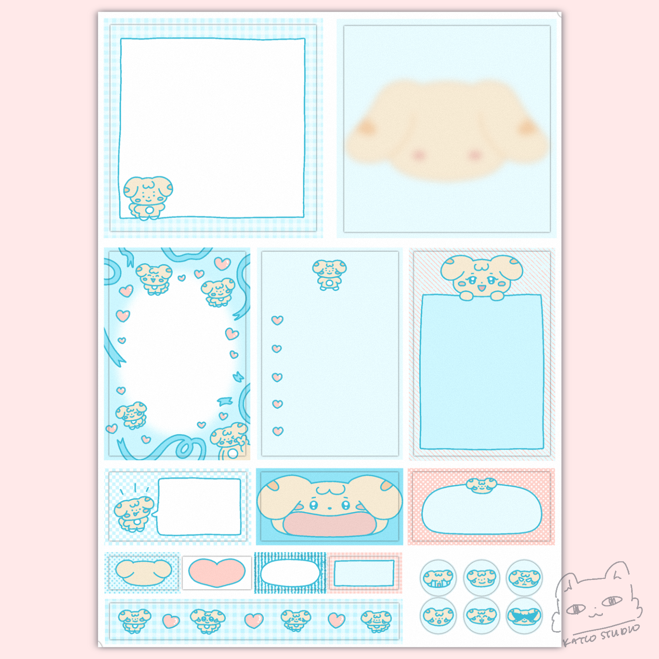 Aniteez journaling sticker set