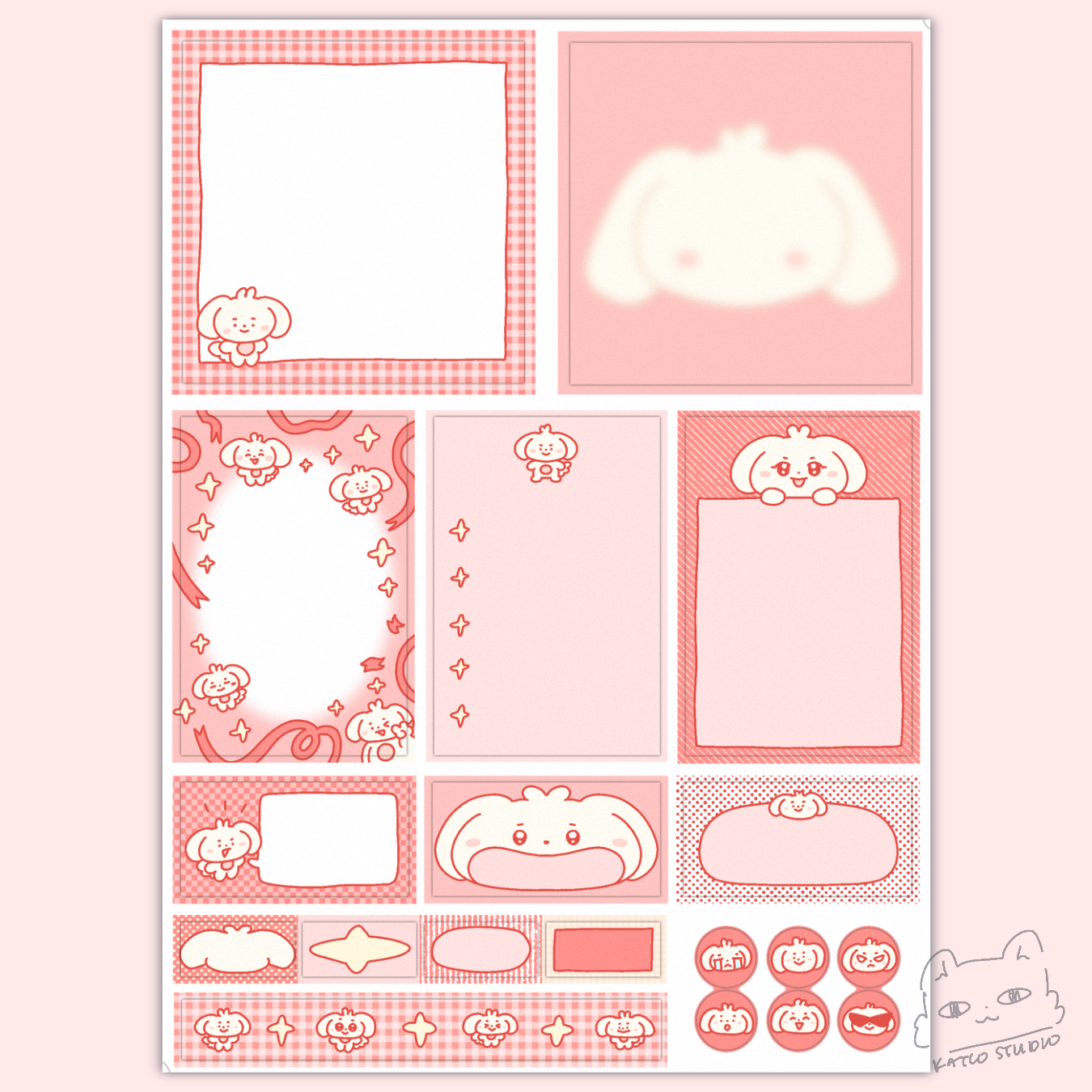 Aniteez journaling sticker set