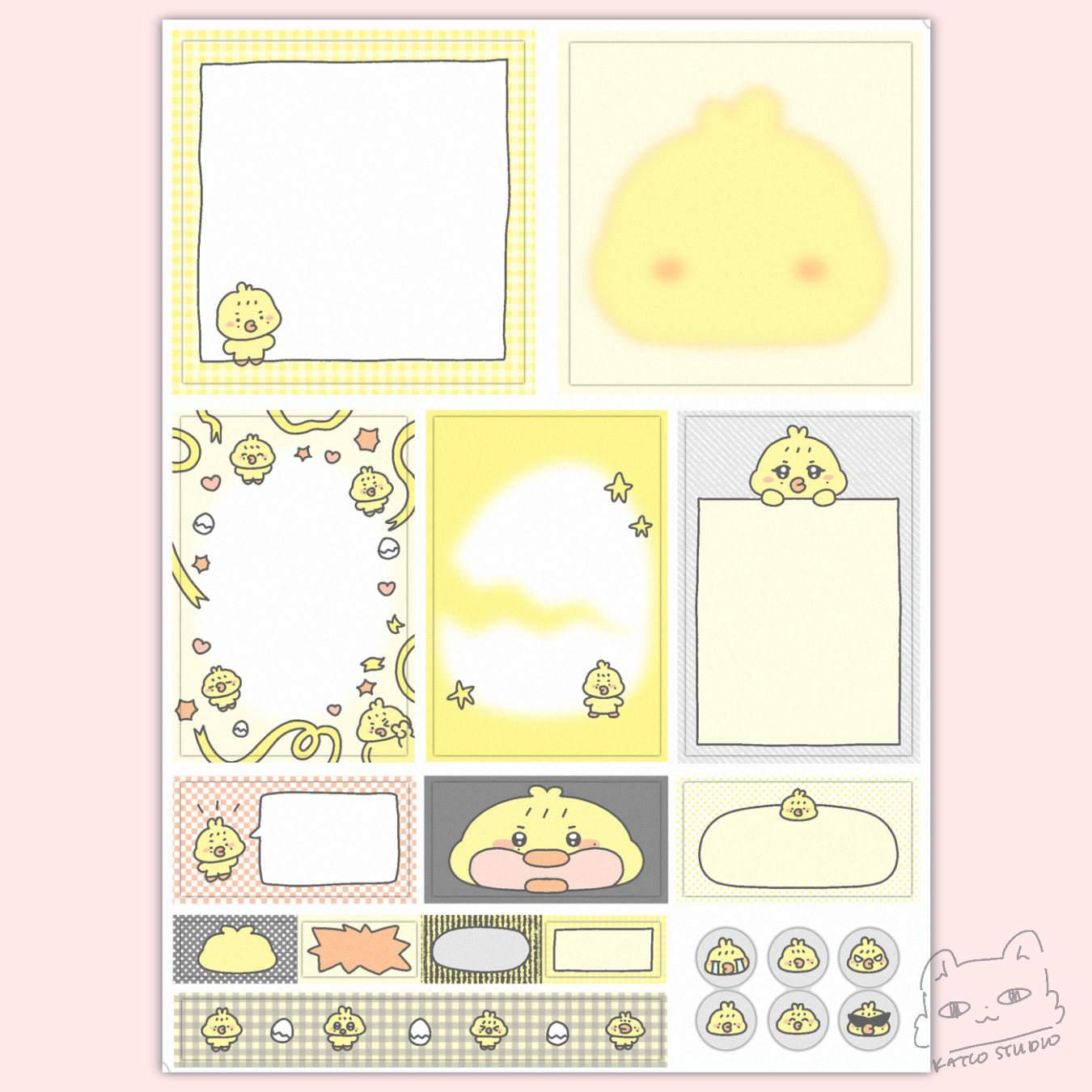 Aniteez journaling sticker set