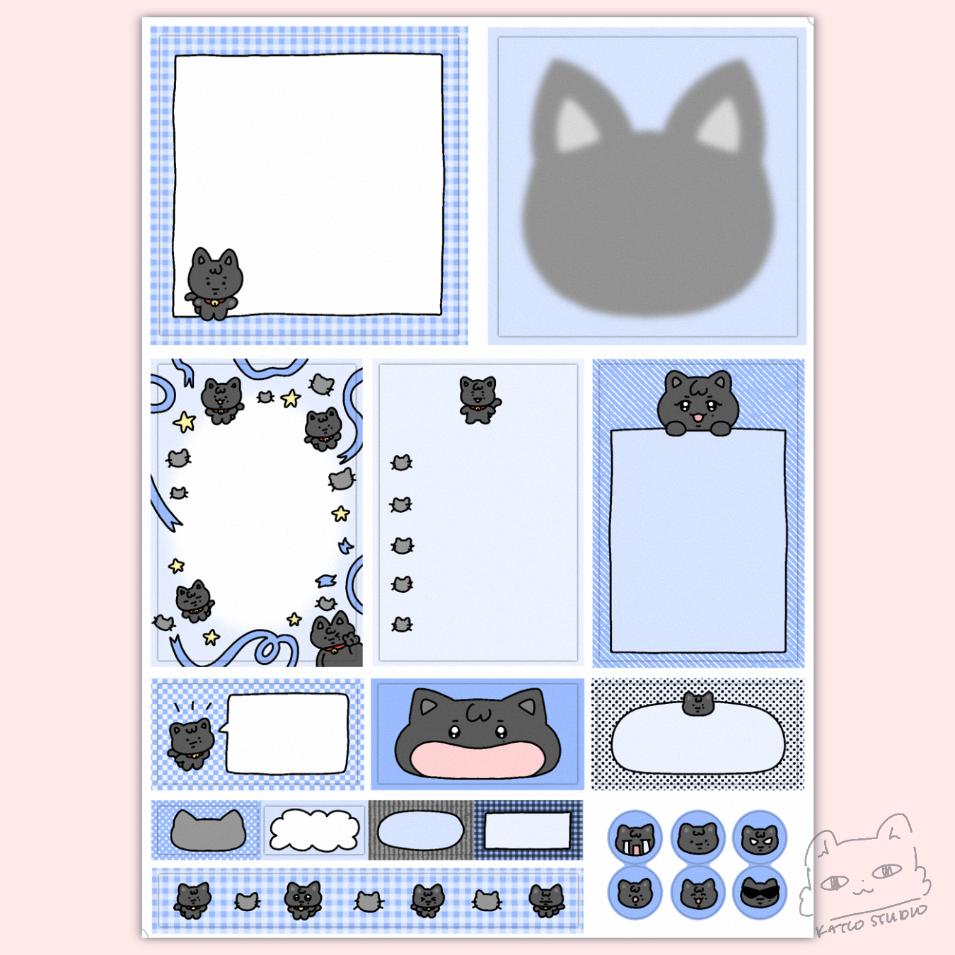 Aniteez journaling sticker set