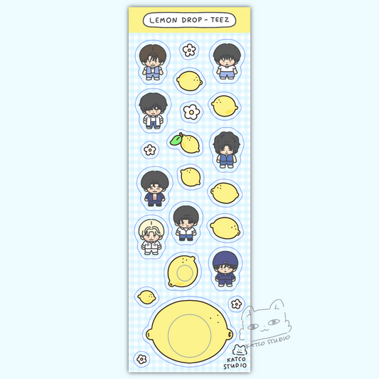 lemon drop atz deco sticker sheet