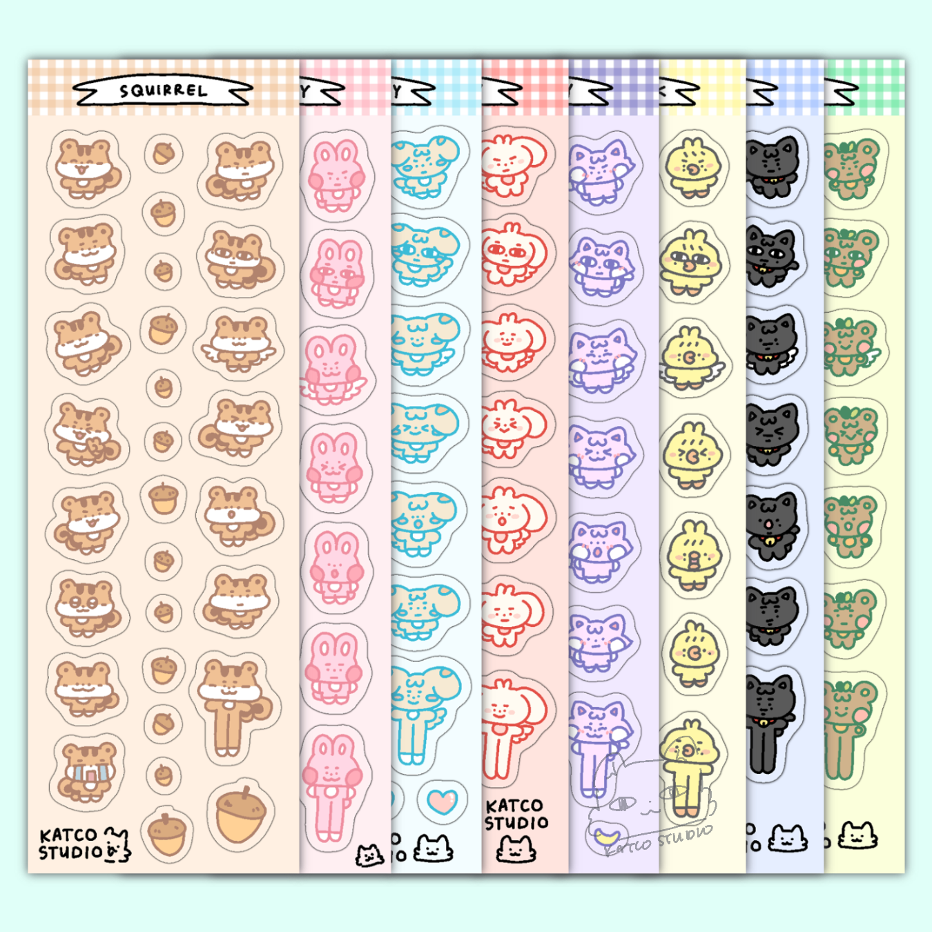 Aniteez deco sticker sheets