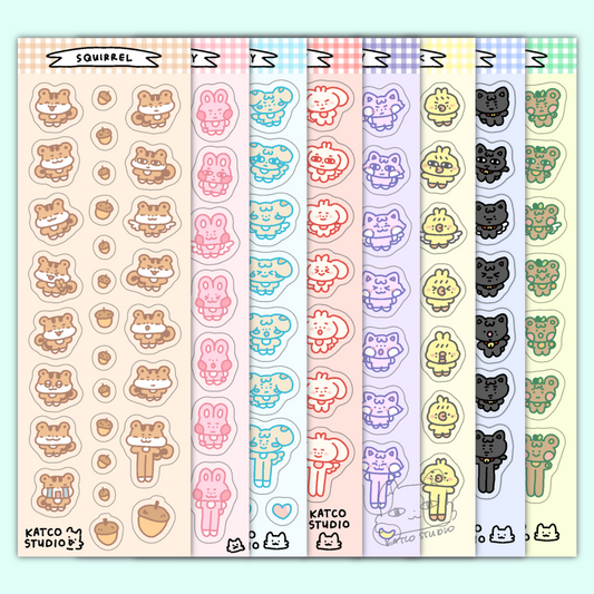 Aniteez deco sticker sheets