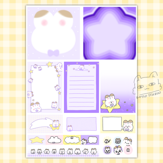 LADS journaling sticker set