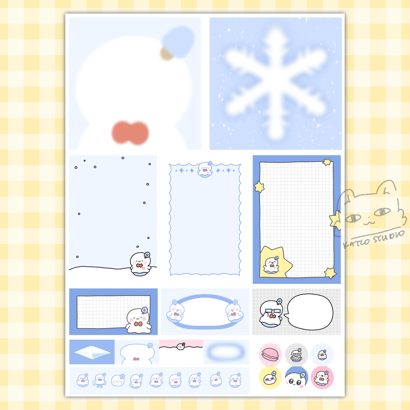 LADS journaling sticker set