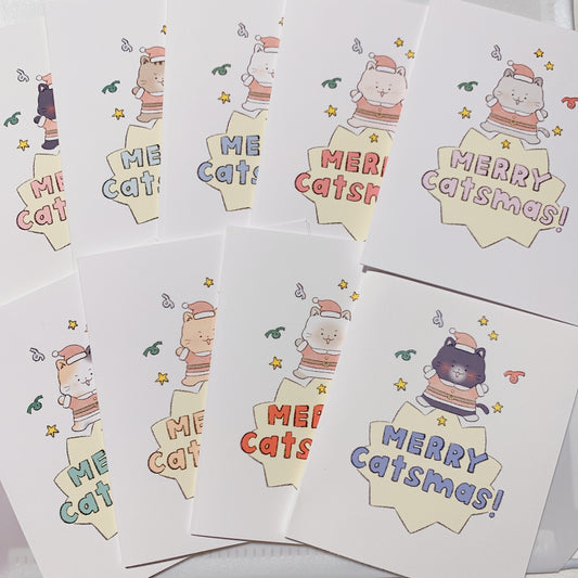 Merry "Catsmas" Christmas Cards
