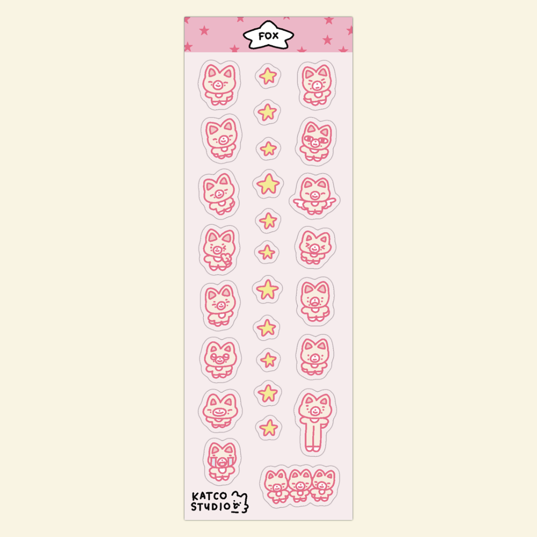 skzoo deco sticker sheet