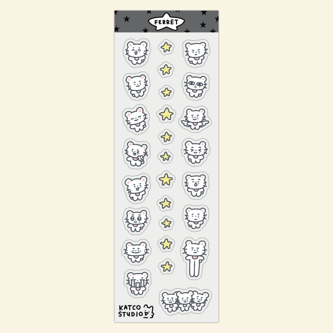skzoo deco sticker sheet