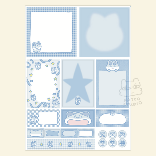 skzoo journaling sticker set