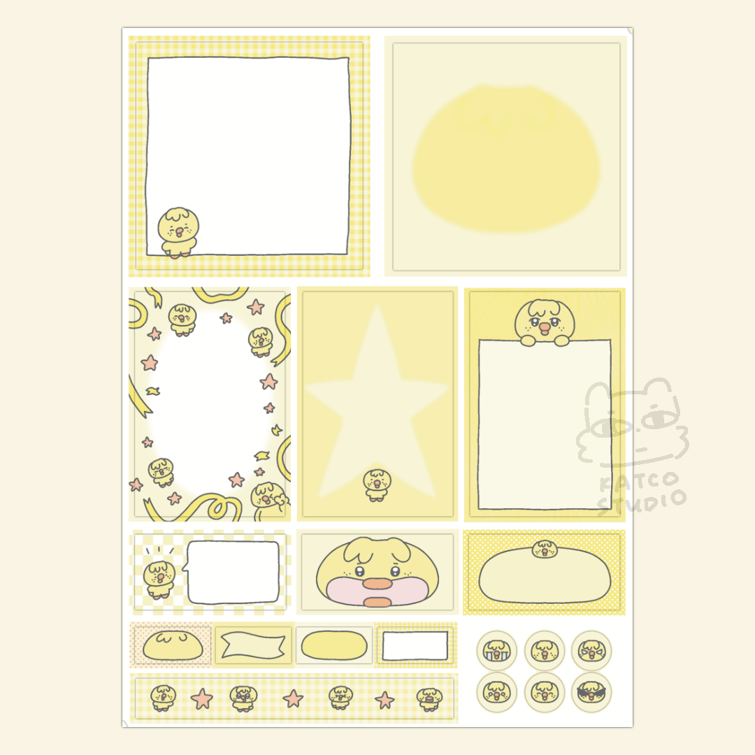 skzoo journaling sticker set