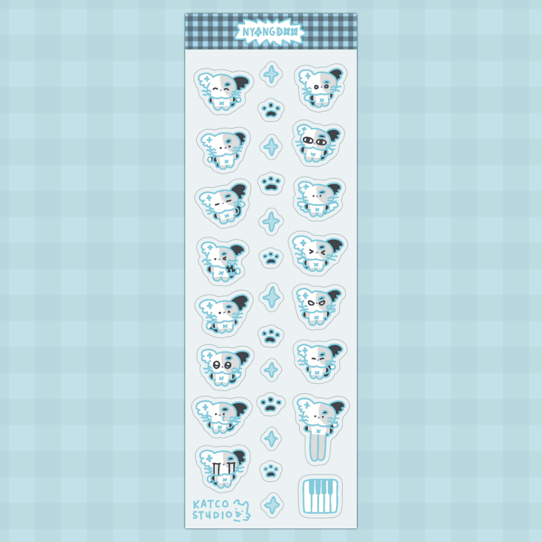 xdinary monsterz deco sticker sheet
