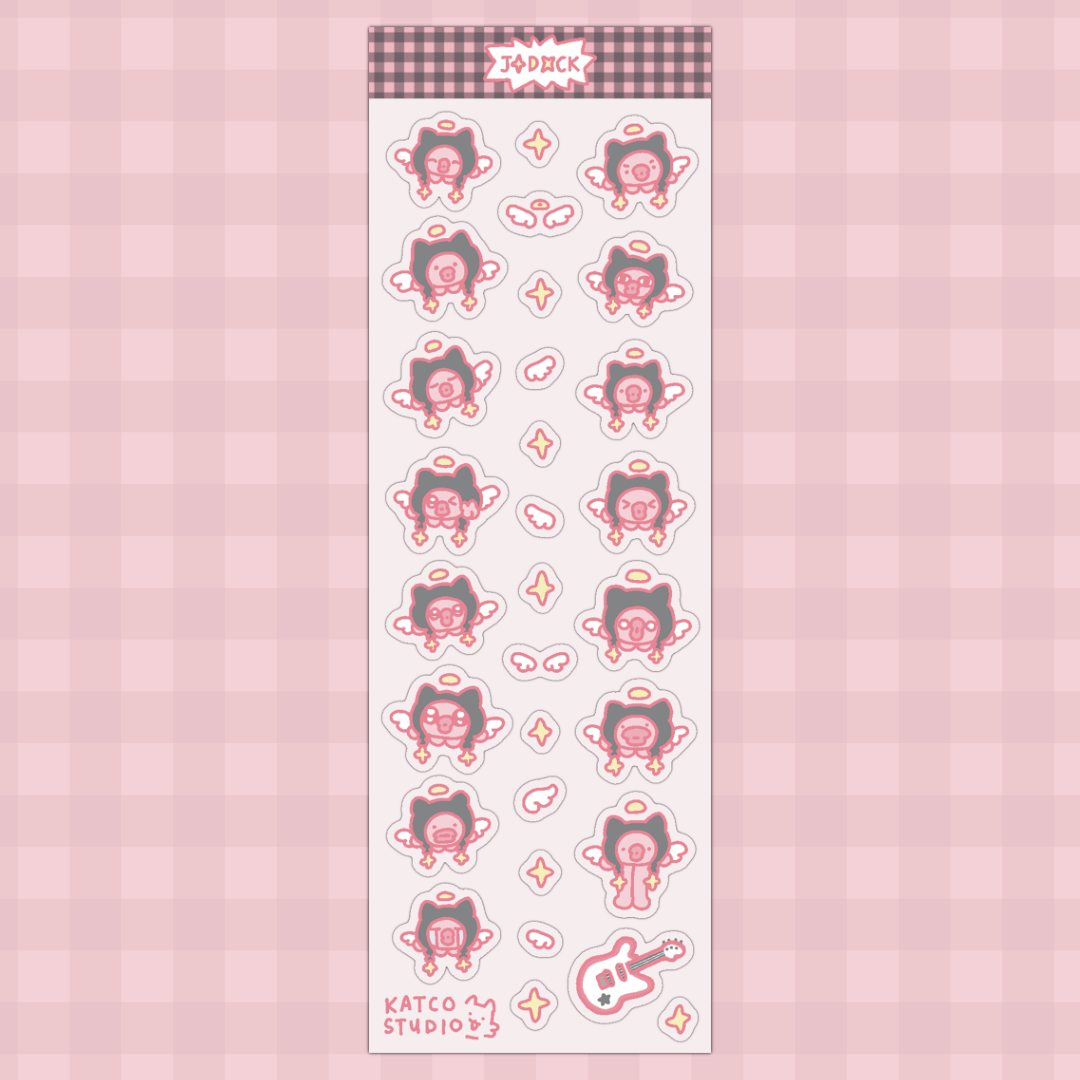 xdinary monsterz deco sticker sheet