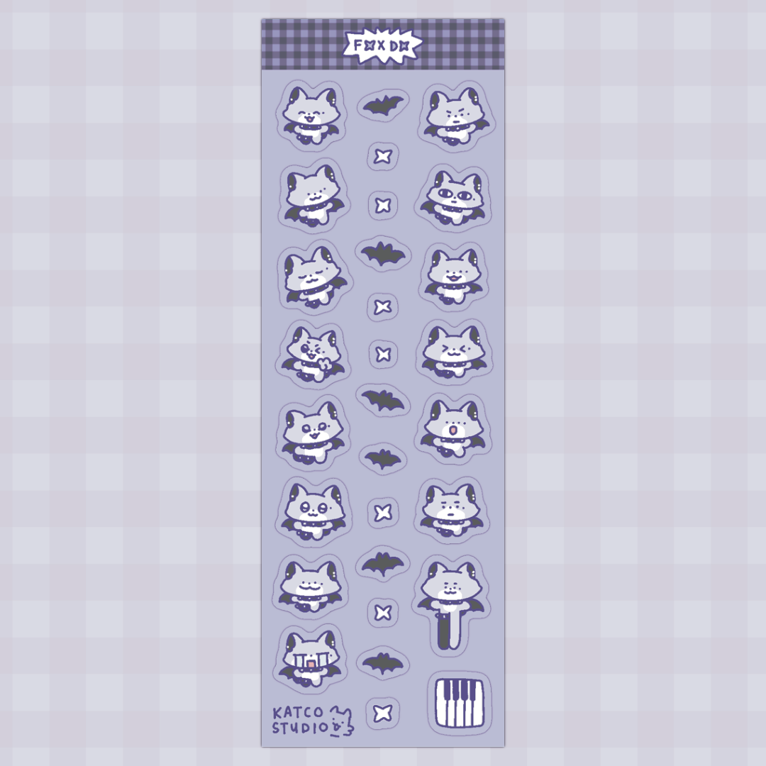 xdinary monsterz deco sticker sheet