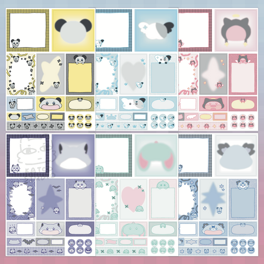 xdinary monsterz journaling sticker set