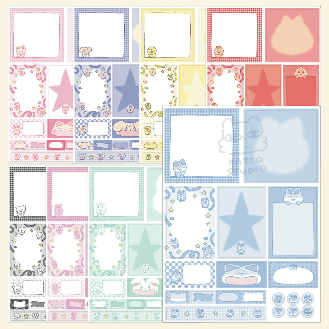 skzoo journaling sticker set