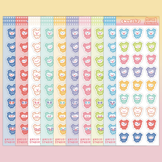 twice lovelies deco sticker sheet