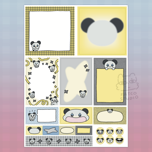 xdinary monsterz journaling sticker set