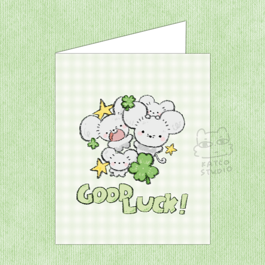 Maushold "Good Luck" Greeting Card