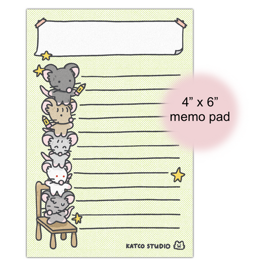Rat Memo Pad