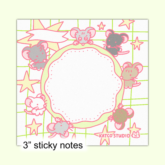 Rat Table Sticky Notes