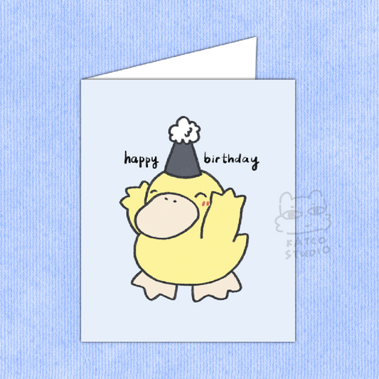 Psyduck "Happy Birthday" Greeting Card